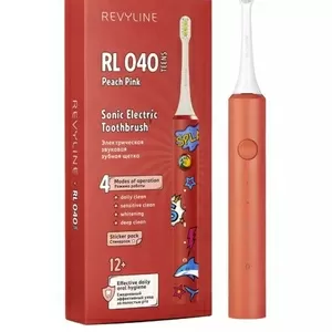 Зубная щетка для подростков Revyline RL 040,  персиково-розовая